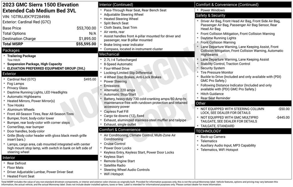 gmc sierra 1500 2023 1GTRUJEK7PZ284986 image gmc sierra 1500 2023 1GTRUJEK7PZ284986 image